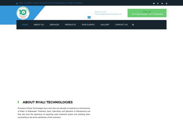 Industrial theme site design template sample