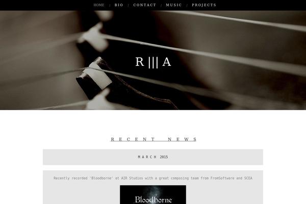Landscape theme site design template sample