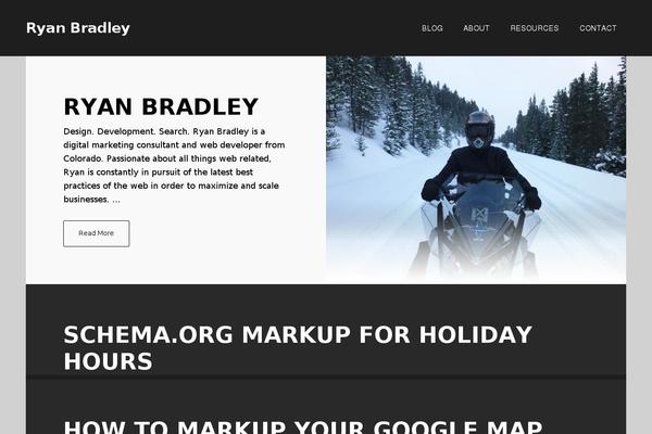 Author Pro theme site design template sample