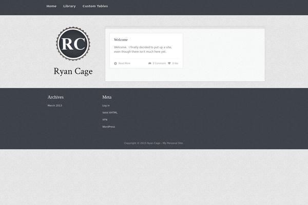 Nomad theme site design template sample