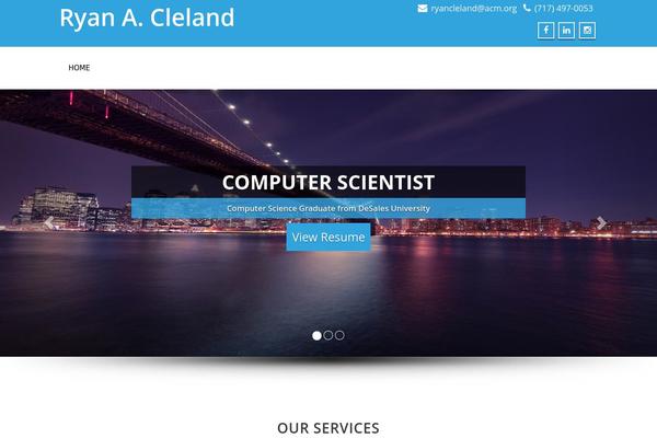 Enigma theme site design template sample