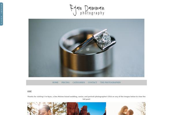 Prophoto4 theme site design template sample