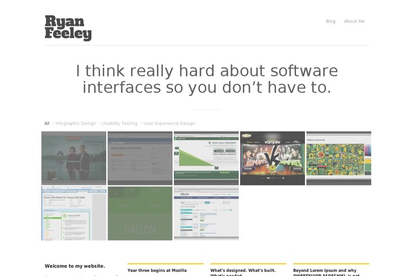 Aware theme site design template sample
