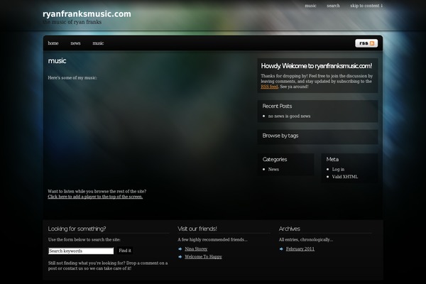 Pixeled theme site design template sample