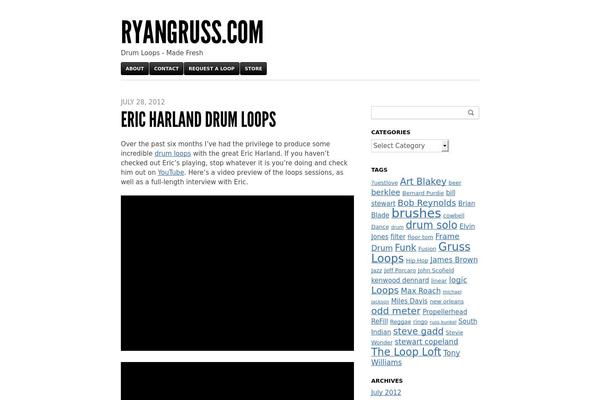 ryangruss.com site used Blaskan