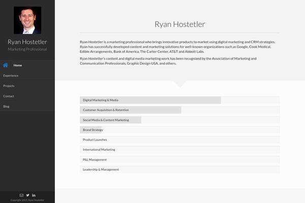 Faculty theme site design template sample