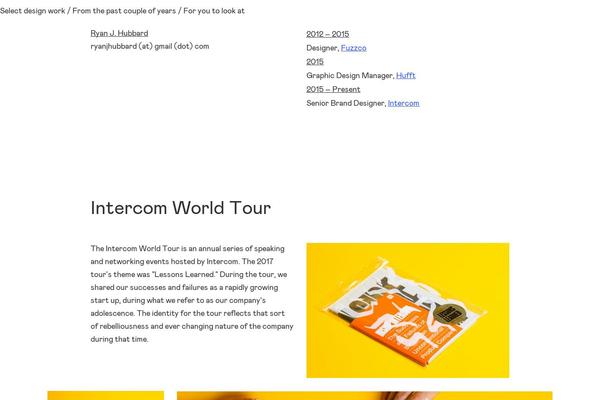 Semplice theme site design template sample
