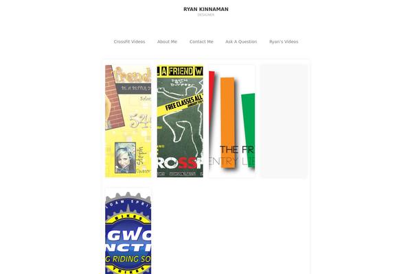 ryankinnaman.com site used GK Portfolio