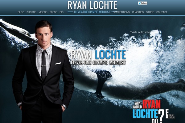 ryanlochte.com site used Ryanlochte