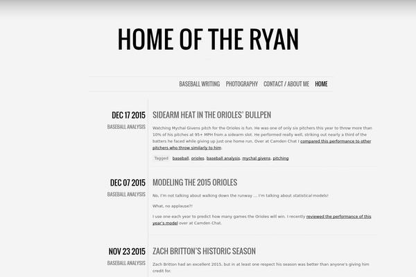Chunk theme site design template sample