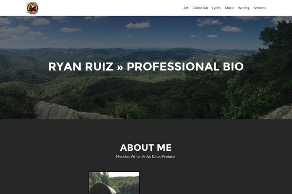 Oulipo theme site design template sample