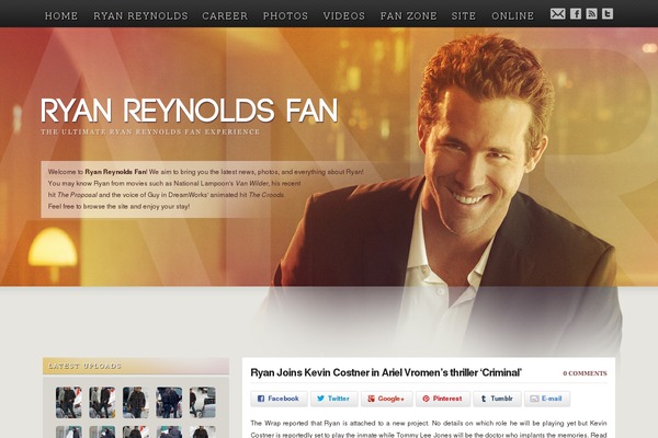 FanSiteDesigns_Wordpress theme websites examples