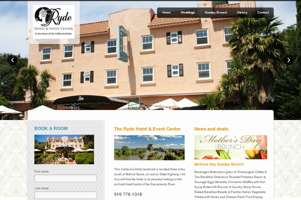rydehotel.com site used The Place