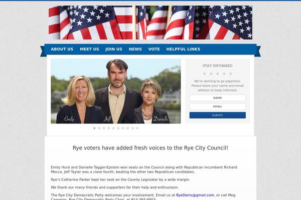 Campaign theme site design template sample