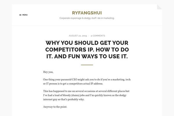 Hoffman theme site design template sample