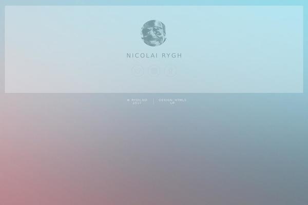 rygh.no site used Blogim