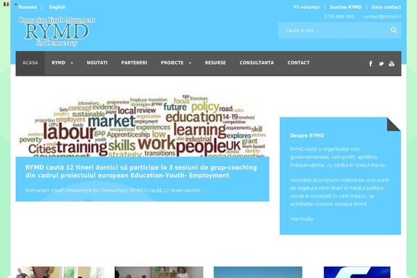 Site using Gdlr-portfolio plugin
