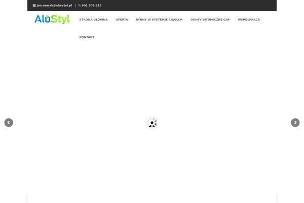 BUILDER theme site design template sample