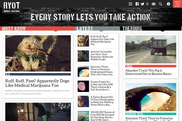Roots website example screenshot