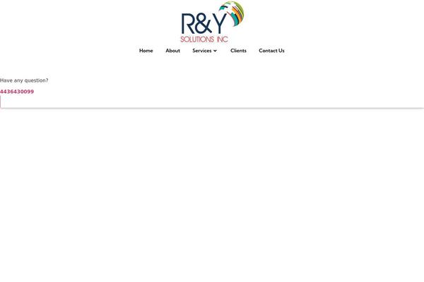 rysolutionsinc.com site used Onum-child-with-polylang