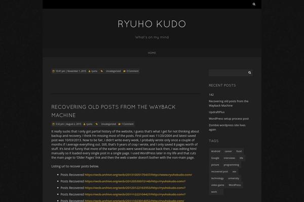 Blackoot Lite theme site design template sample