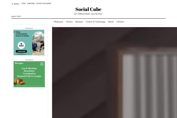 Mission News theme site design template sample