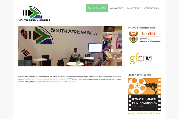 Bigbang theme site design template sample