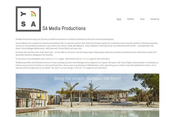 Kalium theme site design template sample