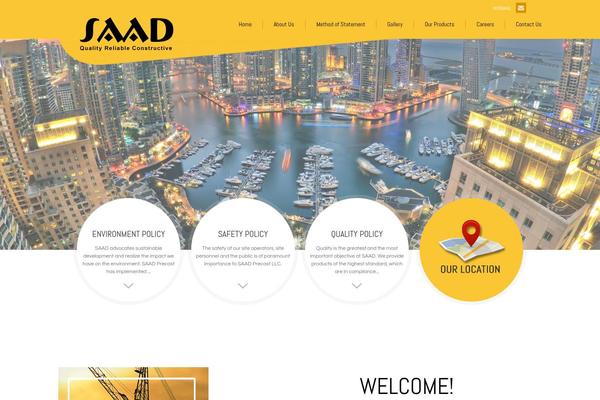 Twentyfifteen Child theme site design template sample