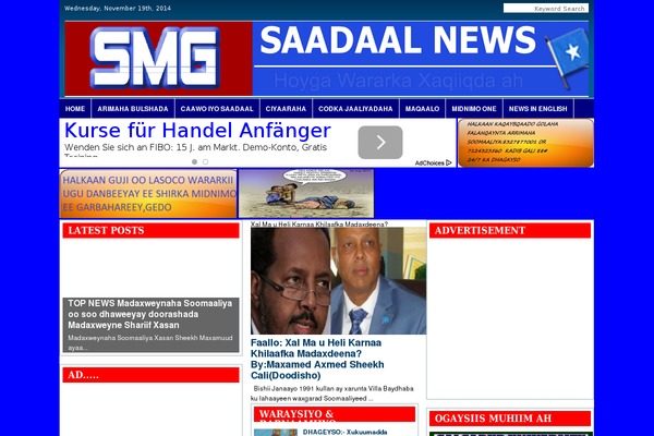 saadaalnews.com site used Naqshadtiigalgaduud