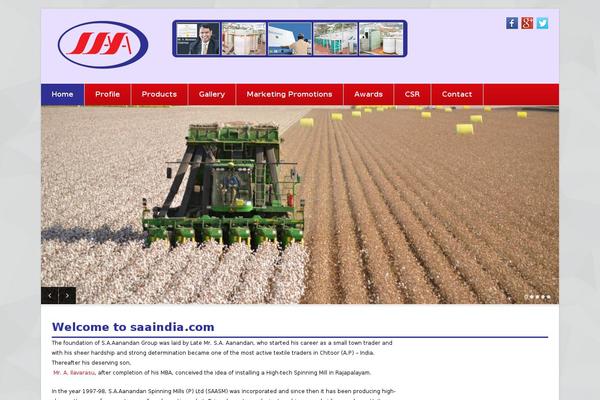 saaindia.com site used Wpex Pytheas