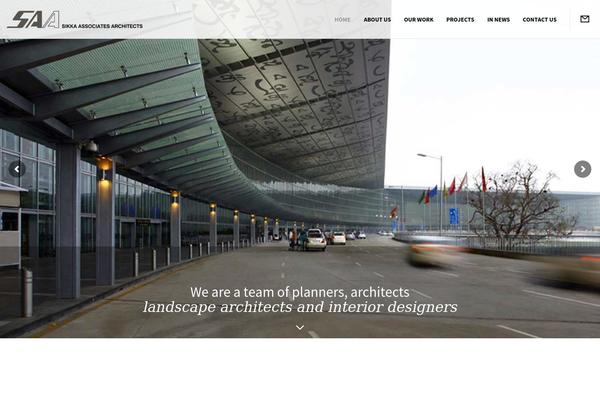 Blade theme site design template sample