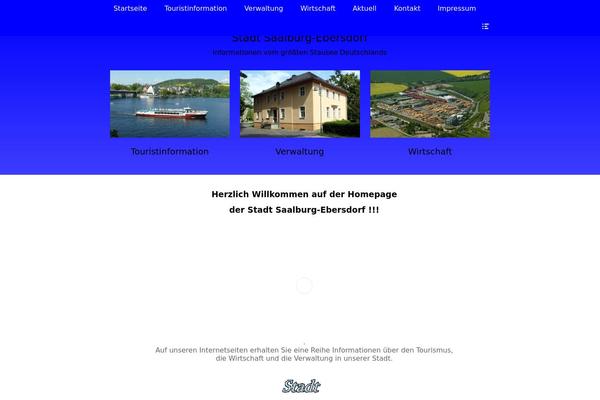 Full Frame theme site design template sample