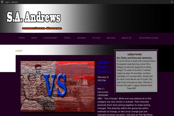 Site using Genesis Footer Widgets plugin