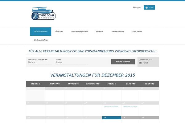 Azul theme site design template sample
