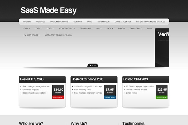Phenomenon theme site design template sample