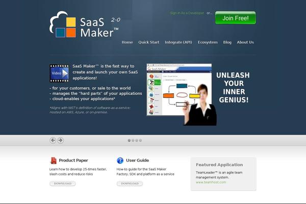 Inspire theme site design template sample