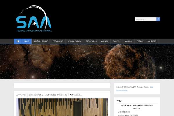 ShootingStar theme site design template sample