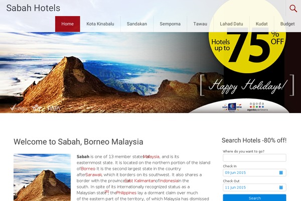 Radiate theme site design template sample