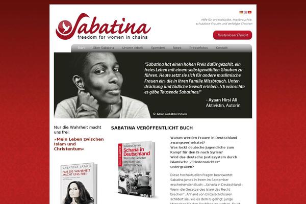 Site using WordPress Content Slide plugin