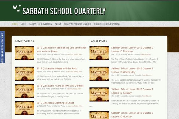 Genesis Church theme site design template sample