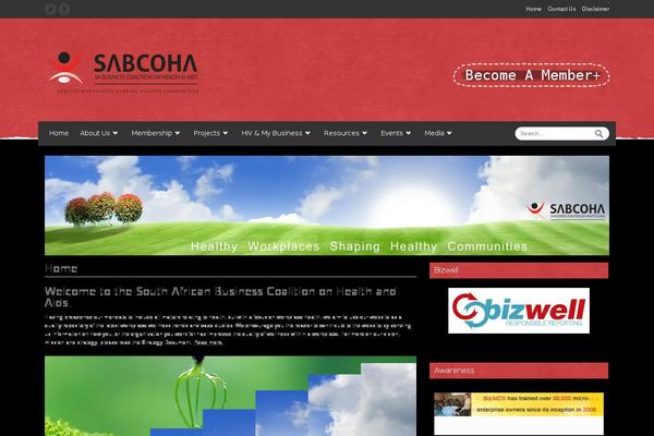 Relief theme site design template sample