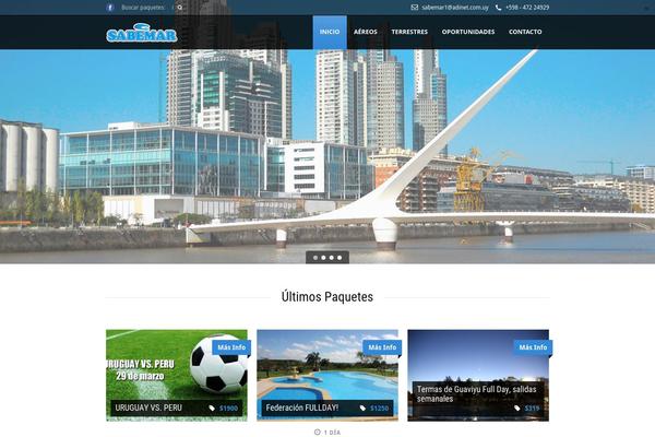 Tour Package theme site design template sample