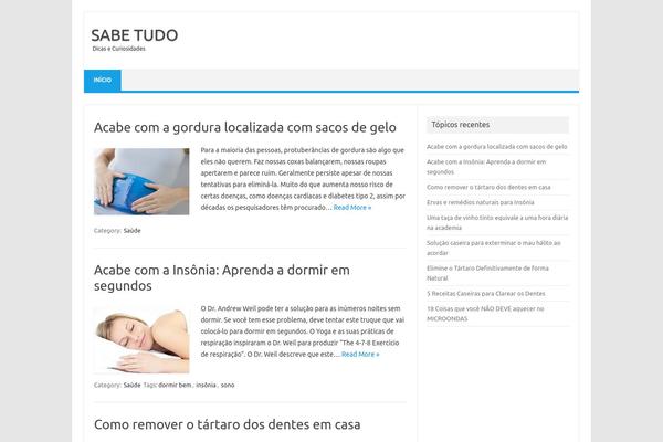 Iconic One theme site design template sample