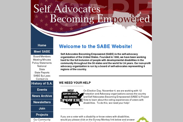 sabeusa.org site used Sabe18