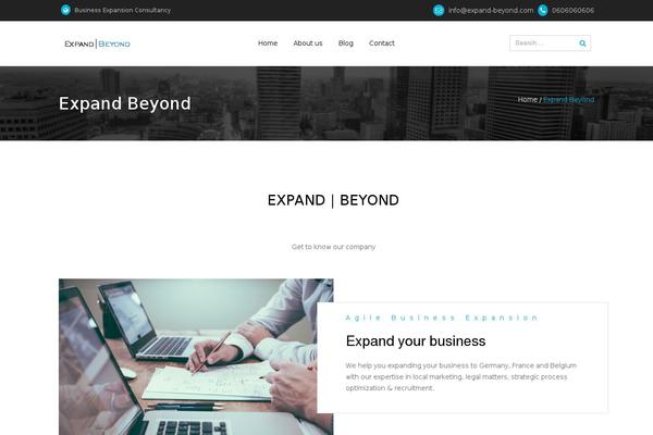 PRESSO theme site design template sample