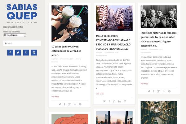 Smoothie theme websites examples