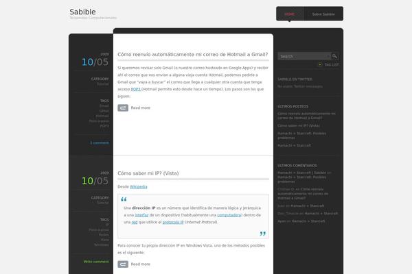 monochrome theme site design template sample