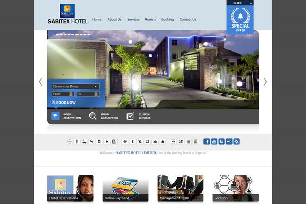 Guesthouse theme site design template sample