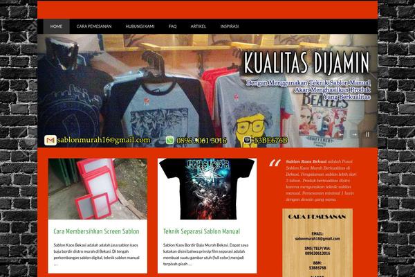 Pinboard theme site design template sample